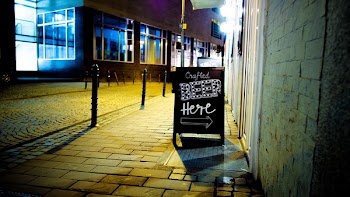 Free Photo of crafted beer, street, sign