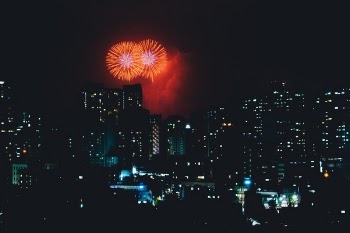 Free Photo of dark, night, city