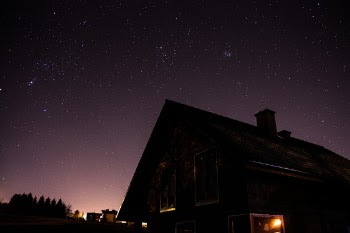 Free Photo of dark, night, house