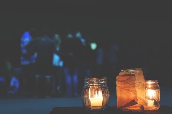 Free Photo of dark, night, lamp