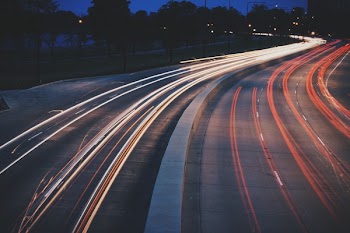 Free Photo of dark, night, road