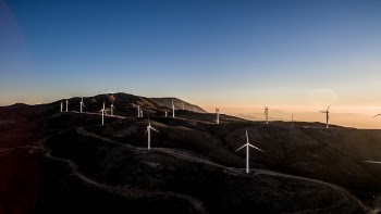 Free Photo of dark, sunset, windmill