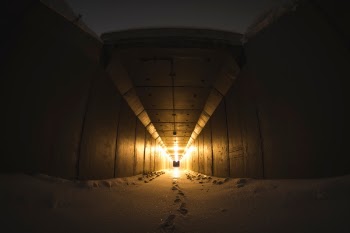 Free Photo of dark, tunnel, lights