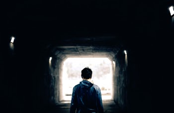 Free Photo of dark, tunnel, people