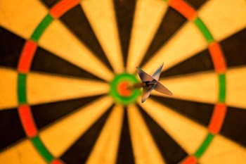 Free Photo of darts, dart board, bulls eye