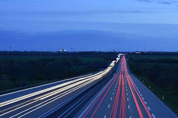 Free Photo of dawn, asphalt, road