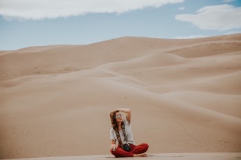 Free Photo of desert, landscape, highland