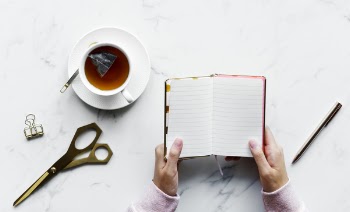 Free Photo of diary, drink, enjoying