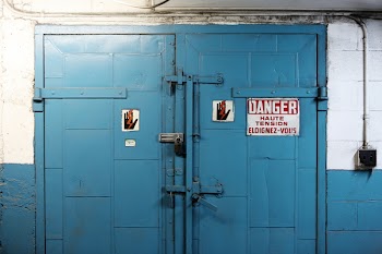 Free Photo of door, danger, high voltage