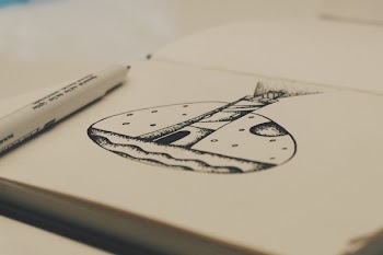 Free Photo of drawing, notebook, creativity