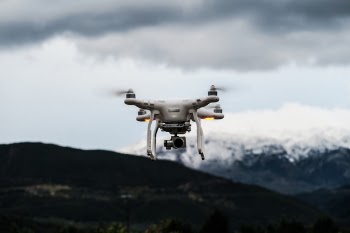 Free Photo of drone, camera, clouds