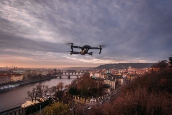 Free Photo of drone, plants, trees