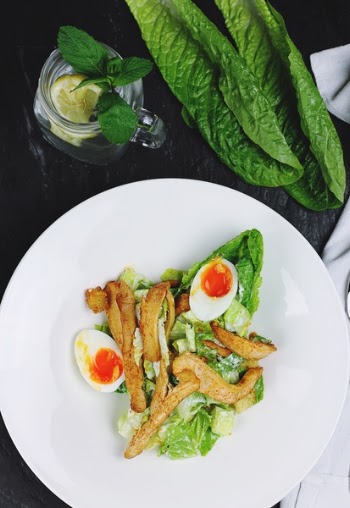 Free Photo of egg, meat, vegetable