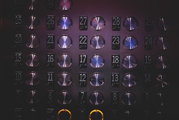 Free Photo of elevator, buttons, numbers