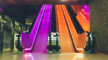 Free Photo of escalator, staircase, metro