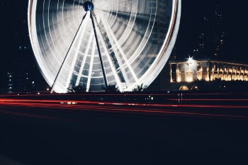 Free Photo of ferris wheel, amusement park, architecture