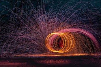Free Photo of fire, dance, man