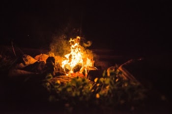 Free Photo of fire, dark, night