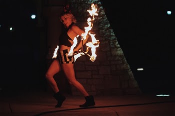 Free Photo of fire, fire dance, dance