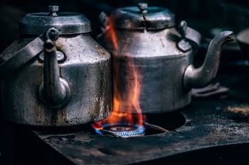 Free Photo of fire, flame, kitchen