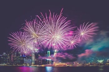 Free Photo of fireworks, lights, celebration