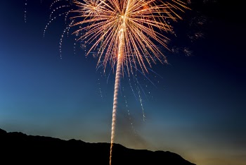 Free Photo of fireworks, spark, clouds