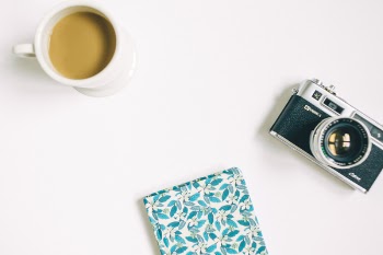 Free Photo of flat lay, white, table