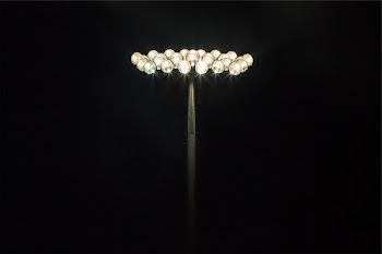 Free Photo of flood lights, stadium lights, dark