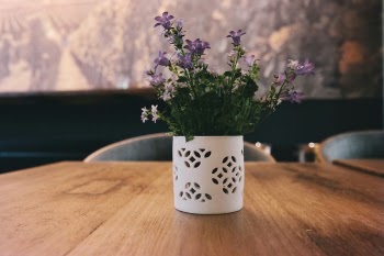 Free Photo of flower, vase, wooden