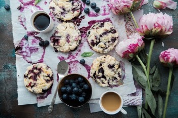 Free Photo of food, blueberry, cookie