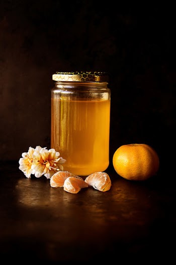 Free Photo of food, honey, orange