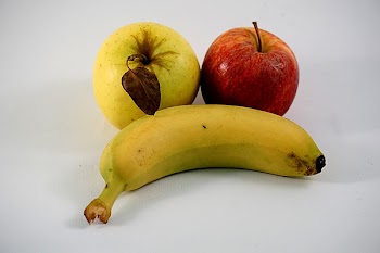 Free Photo of fruit, banana, apple