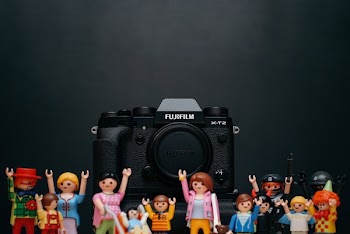 Free Photo of fujifilm, black, camera