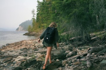 Free Photo of girl, hiking, trekking