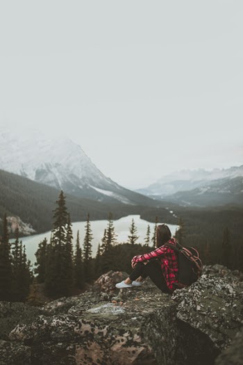 Free Photo of girl, mountain, mountains