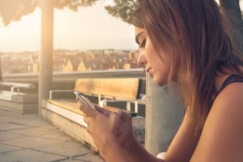 Free Photo of girl, people, texting