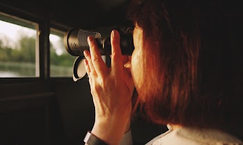 Free Photo of girl, woman, binoculars