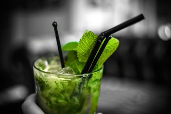 Free Photo of glass, juice, ice