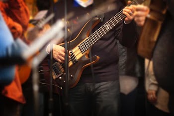 Free Photo of guitarist, music, stage