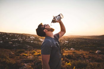 Free Photo of guy, man, drinking