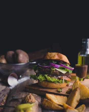 Free Photo of ham, burger, sandwich