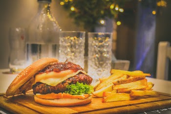 Free Photo of hamburger, dinner, meal