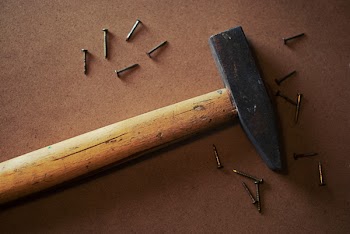 Free Photo of hammer, nails, tools