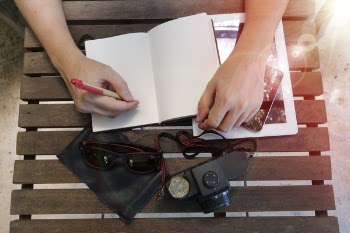 Free Photo of hand, arm, notebook