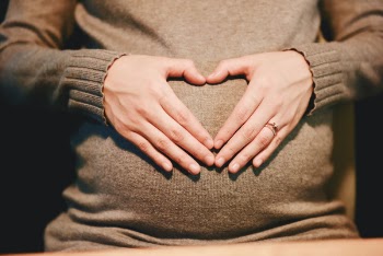 Free Photo of hands, pregnant, woman