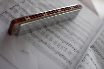 Free Photo of harmonica, music, notes