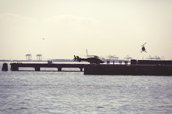 Free Photo of helicopters, helipad, dock