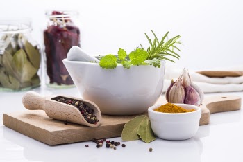 Free Photo of herbs, spices, ingredients