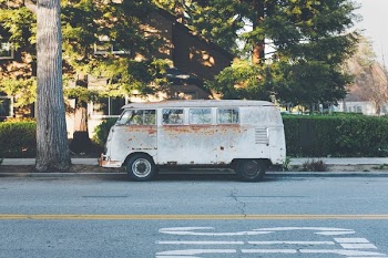 Free Photo of hippie, van, vehicle