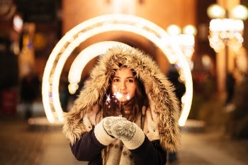 Free Photo of holiday, christmas, lights